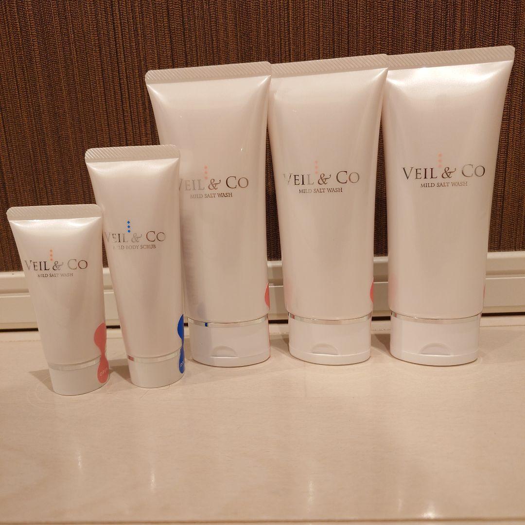VEIL & CO マイルドソルトウォッシュ150g×３本+トラベルセット