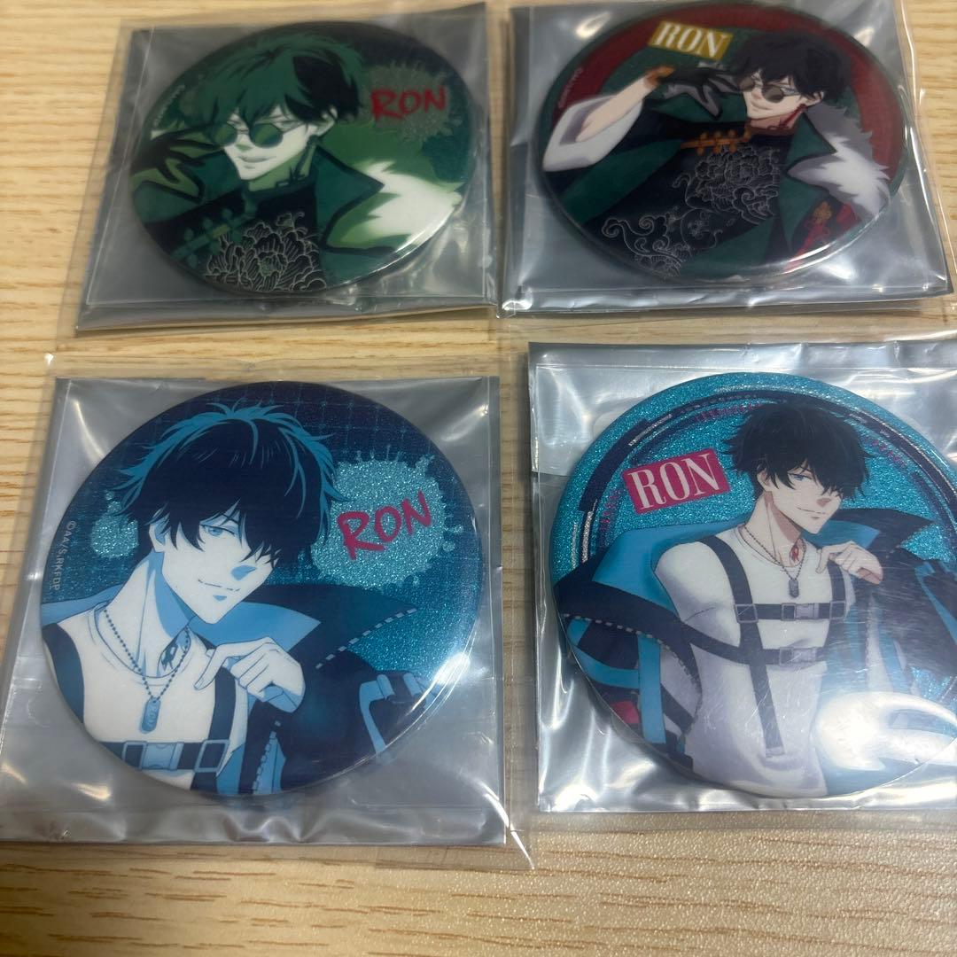 鴨乃橋ロンの禁断推理 キラキラ缶バッジコレクション　4点セット