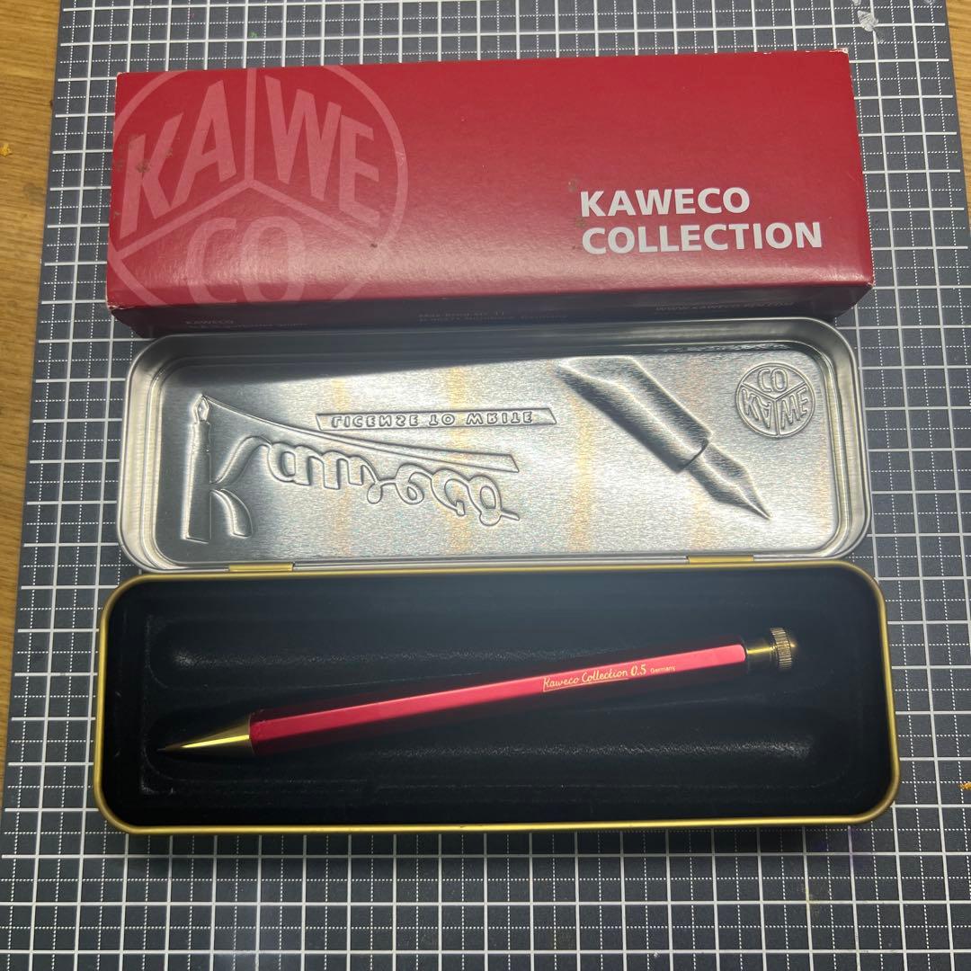 【値下げ可】KAWECO COLLECTION 0.5 赤 シャープペンシル