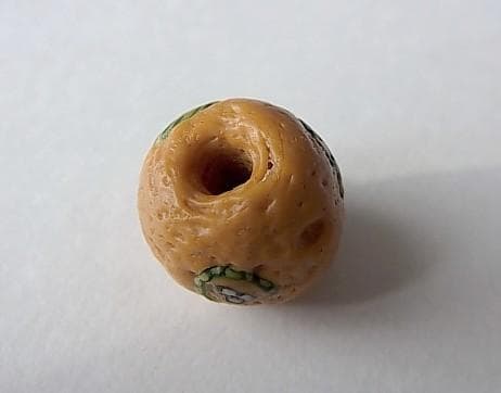 ★X1603★ 古代 とんぼ玉 (A06) イスラム　ガラスビーズ　モザイク象嵌